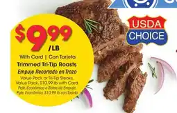 Ralphs Trimmed Tri-Tip Roasts offer