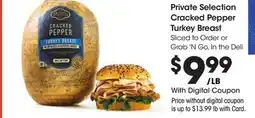 Ralphs Private Selection Cracked Pepper Turkey Breast offer
