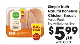 Ralphs Simple Truth Natural Boneless offer