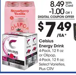 Ralphs Celsius Energy Drink offer