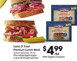 Ralphs Land O'Frost Premium Lunch Meat offer