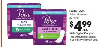 Ralphs Poise Pads offer