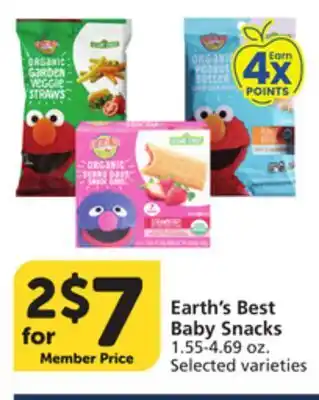 Vons Earth's Best Baby Snacks offer