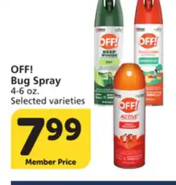 Vons OFF! Bug Spray offer