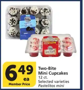 Vons Two-Bite Mini Cupcakes offer