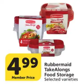 Vons Rubbermaid TakeAlongs Food Storage offer