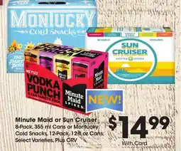 Ralphs Minute Maid or Sun Cruiser offer