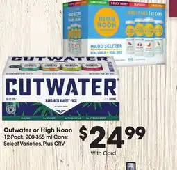 Ralphs Cutwater or High Noon offer