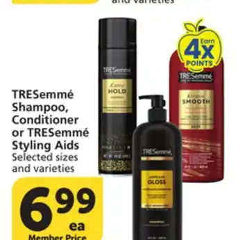 Vons TRESemmé Shampoo, Conditioner or TRESemmé Styling Aids offer