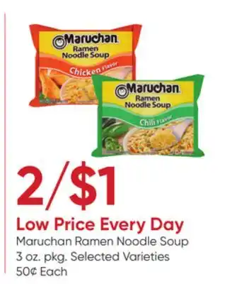 Stater Bros Maruchan Ramen Noodle Soup offer