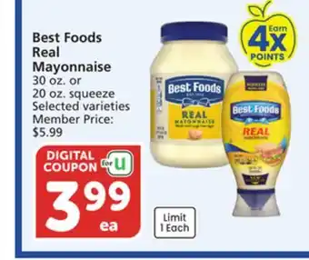 Vons Best Foods Real Mayonnaise offer