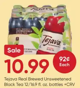 Stater Bros Tejava Real Brewed Unsweetened Black Tea offer