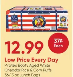 Stater Bros Pirate's Booty Aged White Cheddar Rice & Corn Puffs Lunch offer