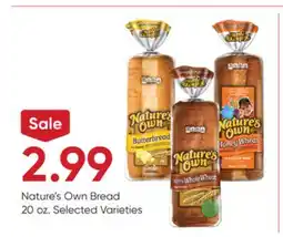 Stater Bros Nature's Own Bread offer