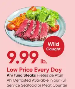 Stater Bros Ahi Tuna Steaks offer