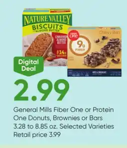 Stater Bros General Mills Fiber One or Protein One Donuts, Brownies or Bars offer