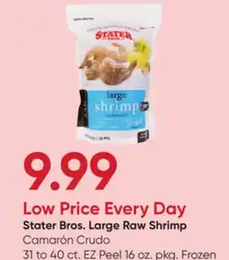 Stater Bros Stater Bros. Large Raw Shrimp offer