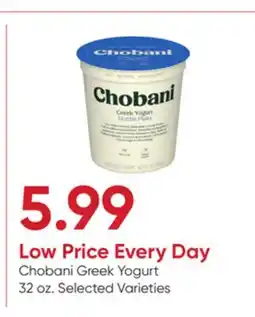 Stater Bros Chobani Greek Yogurt offer