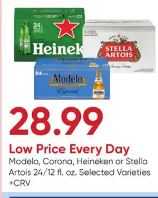 Stater Bros Modelo, Corona, Heineken or Stella Artois offer