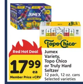 Albertsons Jumex Variety, Topo Chico or Truly Hard Seltzer offer
