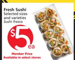 Albertsons Fresh Sushi offer