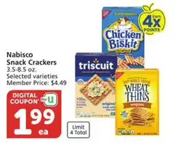 Albertsons Nabisco Snack Crackers offer