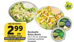 Albertsons Bonduelle Bistro Bowls offer