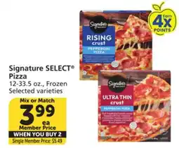 Albertsons Signature SELECT Pizza offer