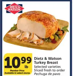 Albertsons Dietz & Watson Turkey Breast offer
