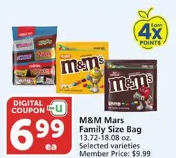 Albertsons M&M Mars Family Size Bag offer