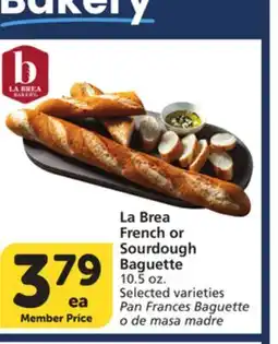 Albertsons La Brea French or Sourdough Baguette offer