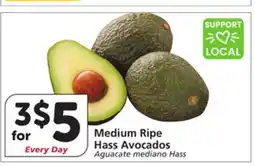 Albertsons Medium Ripe Hass Avocados offer