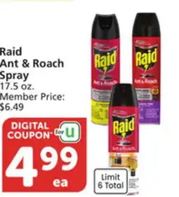 Albertsons Raid Ant & Roach Spray offer