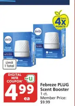 Albertsons Febreze PLUG Scent Booster offer