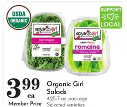 Pavilions Organic Girl Salads offer