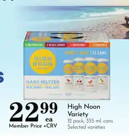 Pavilions High Noon Variety offer