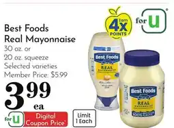 Pavilions Best Foods Real Mayonnaise offer