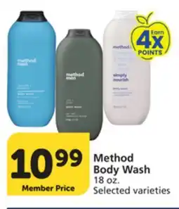 Pavilions Method Body Wash offer