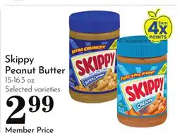 Pavilions Skippy Peanut Butter offer