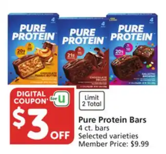Pavilions Pure Protein Bars offer