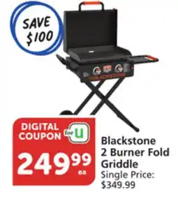 Pavilions Blackstone 2 Burner Fold Griddle offer