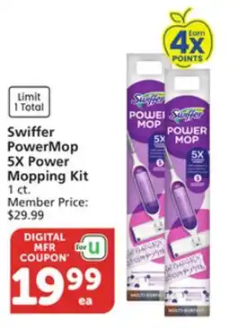 Pavilions Swiffer PowerMop 5X Power Mopping Kit offer