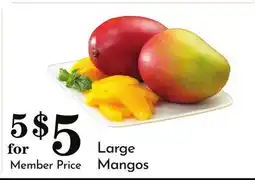 Pavilions Large Mangos offer