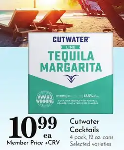 Pavilions Cutwater Cocktails offer