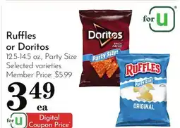 Pavilions Ruffles or Doritos offer