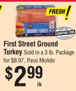Smart & Final First Street Ground Turkey offer