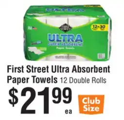 Smart & Final First Street Ultra Absorbent Paper Towels offer