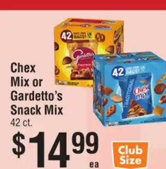 Smart & Final Chex Mix or Gardetto's Snack Mix offer