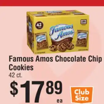 Smart & Final Famous Amos Chocolate Chip Cookies offer