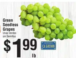 Smart & Final Green Seedless Grapes offer